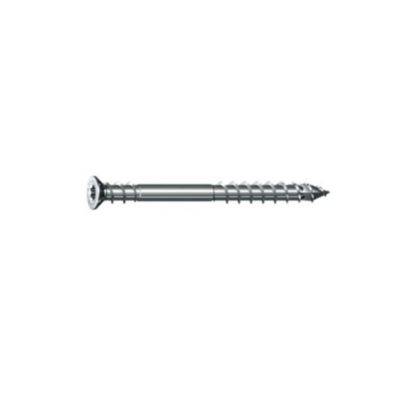 650 Vis Terrasse Bois Tête Fraisée Torx T-STAR + pointe 4CUT F/Partiel 5 x 63 mm + Accessoires de pose – Inox A2 – D-Work