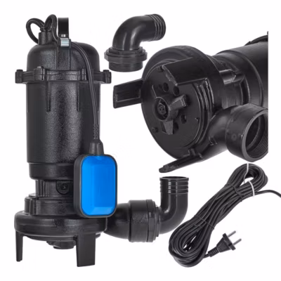 Pompe WQD 750W Avec Broyeur Et Couteaux De Coupe Pour Eaux Sales