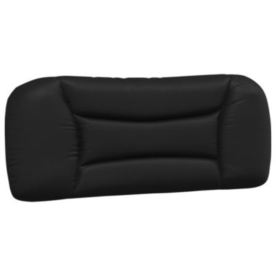Coussin de tête de lit Hvar noir 100 cm similicuir vidaXL
