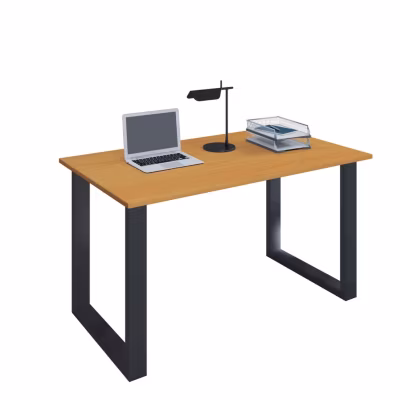 Bureau Lona H. 76 x L. 80 x P. 50 cm Noir / écriture