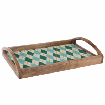 Plateau avec anses Santa 44×30 cm