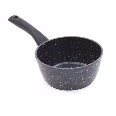 Casserole en aluminium – Diam. 16 cm- Revêtement effet Pierre