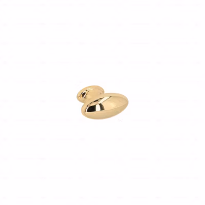 Boutons pour meubles en zamac Diamètre 37 plaqué or