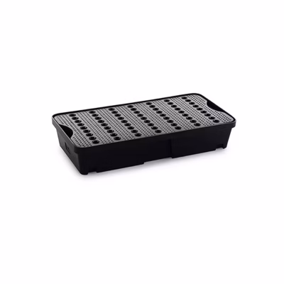 Plateau rétention 30 L – Avec caillebotis – ST1-30-BK-BK