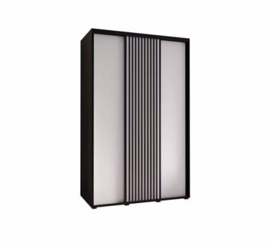 Armoire Sapporo 1 a portes coulissantes H. 205,2 x L. 160 x P. 60 3 portes