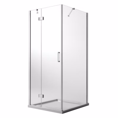 Cabine de douche 75×30 CM H190 Transparent avec Easyclean mod. Flip Porte + Fixe
