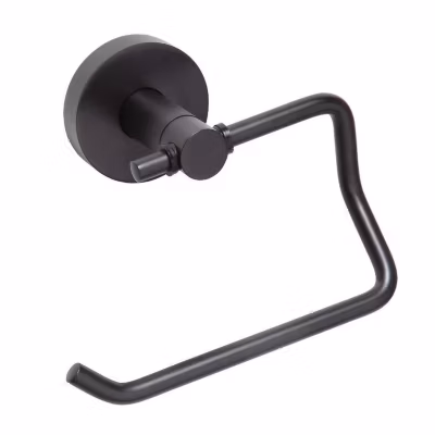 BEMETA Dark porte papier toilette sans cache, noir (104112040)