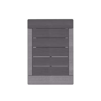Caillebotis pour douche solaire Formidra – lames composites Dark Gray