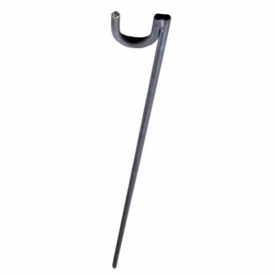 Piquet de balisage porte lanterne 1.30 m diam 14 mm