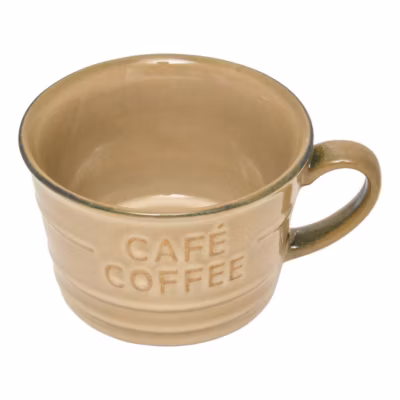 Tasse Café beige 26cl – Atmosphera
