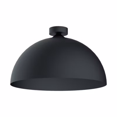 LUMICOM – CASSIS Plafonnier, 1XE27, max 42W, métal, gris anthracite, D40cm