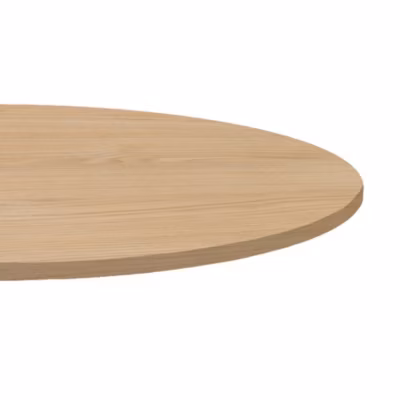 Plateau rond 70cm decor chene alba – Restootab