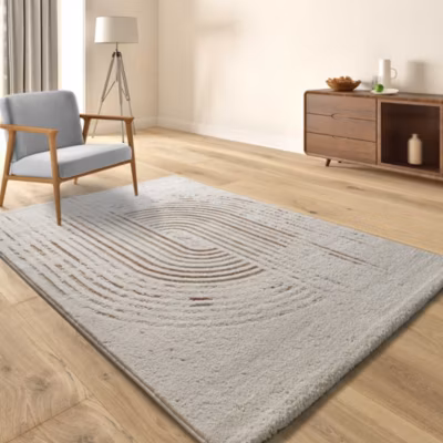 Tapis intérieur ATTICGO multicolore rectangulaire scandinave 80×150 cm CANDELA
