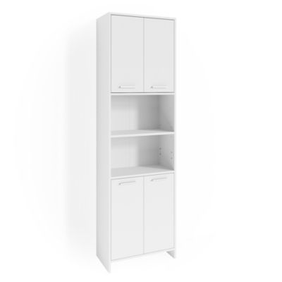 Vicco Meuble de rangement de salle de bain Blanc 56.1x190cm