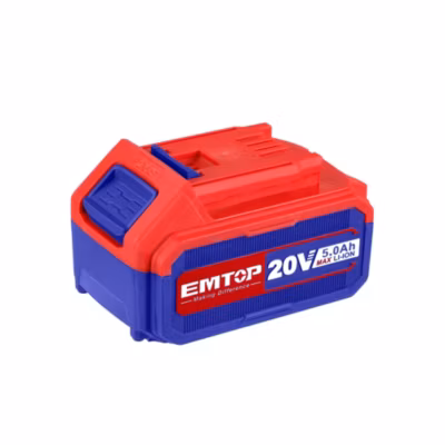 Batterie Lithium-Ion EMTOP 20V de Puissance 5.0Ah compatible avec multi outils P20S