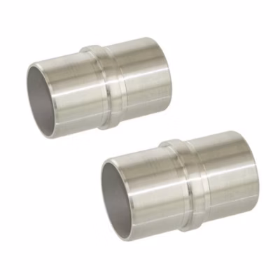 2 x Raccord de liaison pour tube diam. 42,4 x 2 mm – Inox 316
