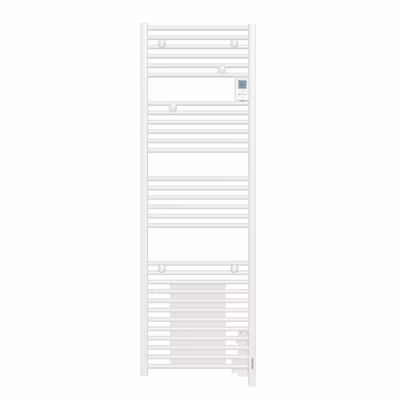 Radiateur sèche-serviettes électrique DORIS Digital sans soufflerie 500W Blanc – ATLANTIC – 850257