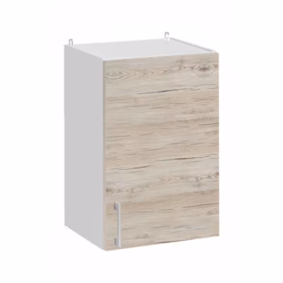 Cuisineandcie – Meuble haut de cuisine Eco Noyer Blanchi 1 porte L 40 cm