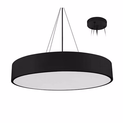 Suspension JUNE 2 P Indigo – 30W – 3 CCT – Dimmable – Noir mat
