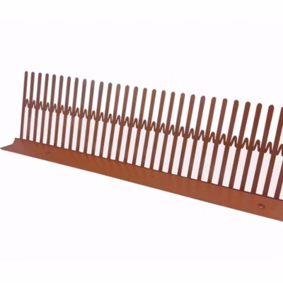 10 Closoirs pare moineau polypropylène 8×100 cm Rouge – Ral 8004