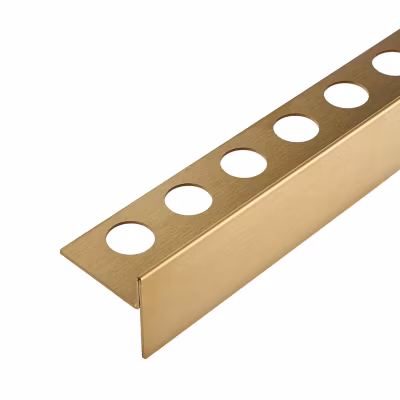 Balneo Profil de pente droite pour receveur de douche 170 cm argent en acier inoxydable