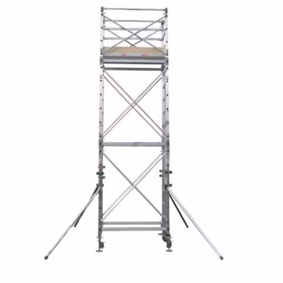 Echafaudage roulant aluminium PRC43 – Hauteur de travail 6.30m
