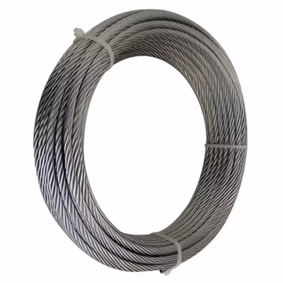 Câble souple diam. 5 mm – torons 7 x 7 – 50 mètres – Inox 316