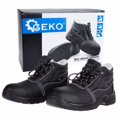 Geko Bottes de Travail Isolantes en Cuir Bovin SRC Taille 46