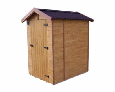 Abri wc en panneaux 1.81 m² équipement lave-mains Habrita ED1419WC