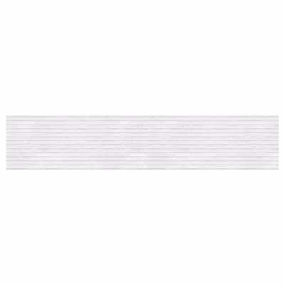 Brise vue trompe l&rsquo;oeil brique LOFT BLANC, H.1 x L.5 m, 100% occultant, Made in France par Scenolia + kit de fixation offert