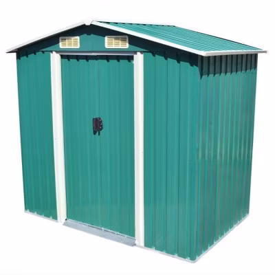 vidaXL Abri de stockage pour jardin Métal Vert 204 x 132 x 186 cm 42909