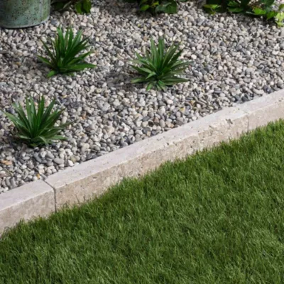 Bordure de jardin Travertin Beige Mix 50x7x5 cm (lot de 30 bordures soit 15 mètres) – RO&rsquo;MA NATURE