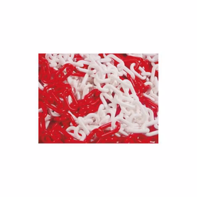 Chaine de signalisation TALIAPLAST 530100 25 m rouge/blanc Diam 8 mm