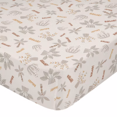 Drap-housse Dino family 100% Coton Happyfriday
