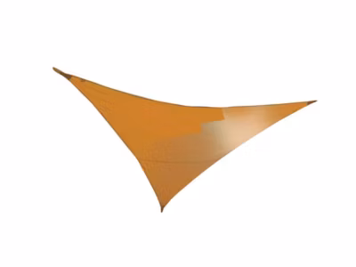 Voile d&rsquo;ombrage triangulaire SERENITY – 3,60 x 3,60 x 3,60 m – Mangue – Jardiline