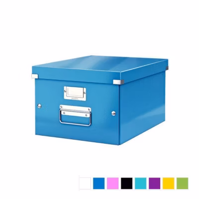 Boîte de rangement en carton Taille Moyenne A4+ – Vert