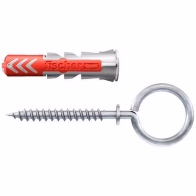 Fischer DuoPower 8 x 40 OH Set 2 chevilles avec crochet à œillet 5,5 x 77