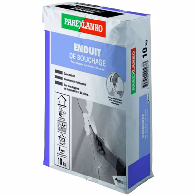 enduit de bouchages 10kg parexlanko