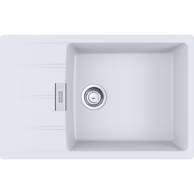 Evier Franke Centro Fragranit+ CNG611-XLC – Blanc Artic (Moucheté)