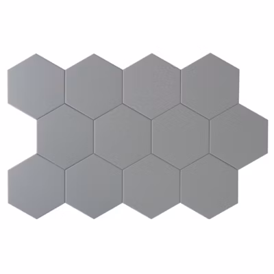 Carrelage Hexagonal Effet Béton Gris Intérieur/Extérieur. Grès Cérame. Essence Grey 14x16cm