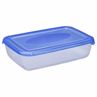 Grande Boite hermétique de congélation rectangulaire 3 litres – Bleu