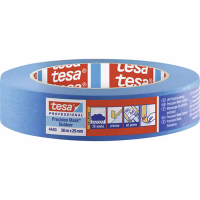 tesa PRECISION OUTDOOR 04440-00001-00 – Bande de masquage beige 24 mm x 50 m