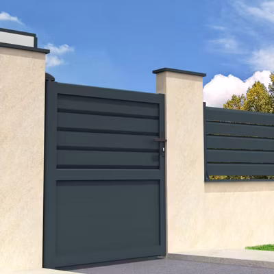Portillon mixte (Gris Anthracite – Longueur 1000 x Hauteur 1444,8 mm)