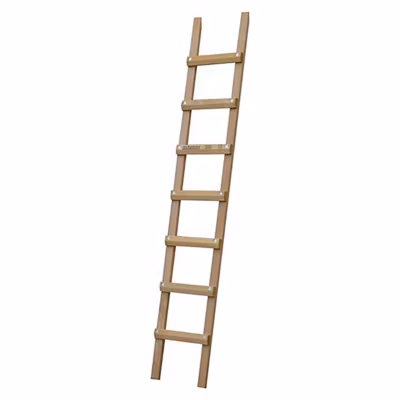 Echelle de toit en bois – Ecartement des barreaux 25cm – Longueur 2.00m – B3120025