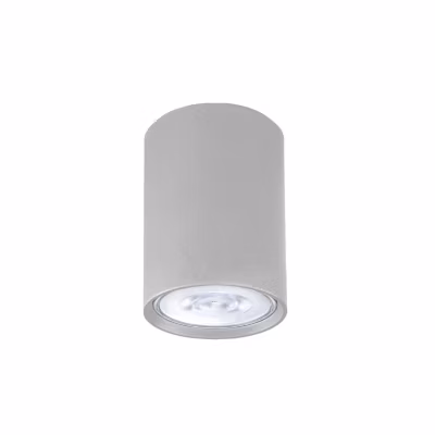 LUMICOM – ROND Plafonnier, 1x GU10, max 33W, métal, blanc mat, D.6cm x H10cm