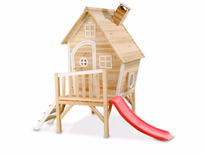 Maisonnette en bois pour enfants Fantasia 300 Naturel – Exit Toys