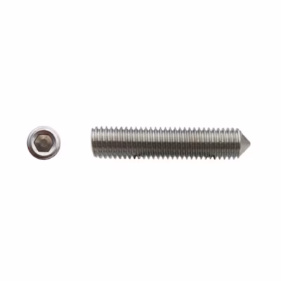 200 Vis Sans Tête 6 Pans Creux à Bout Pointeau STHC 6 x 20 mm – DIN 914 – Inox A2 – D-Work