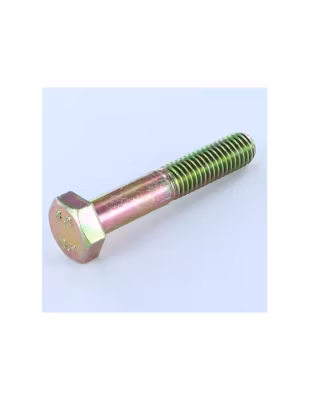 Corps de boulon filetage partiel Tête hexagonale TH M5X35 Classe 8.8 Bichromaté – 1 pièce