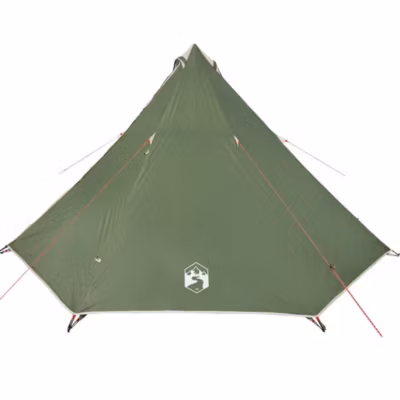 Tente familiale tipi 8 personnes vert imperméable vidaXL