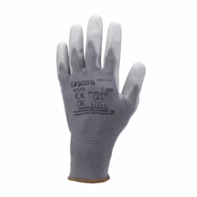 Gants Manutention Précision Eurotechnique 602 (lot de 10) Gris 9